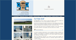 Desktop Screenshot of lacasaazulalcocer.com